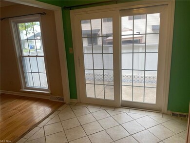 Sliding doors to private patio