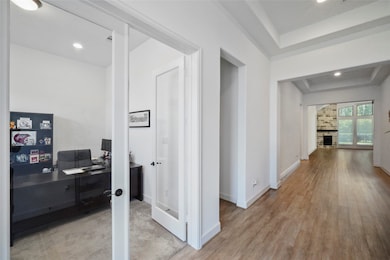 As you enter to the left is the home office, or st