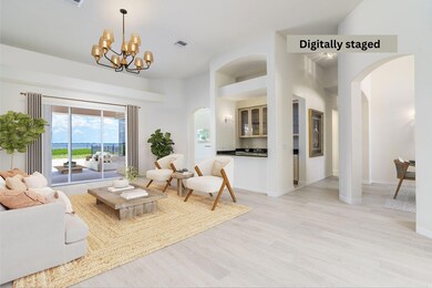 Digitally staged picture