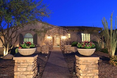 Front Walkway at evening