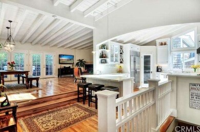 An open floor plan is perfect for entertaining.