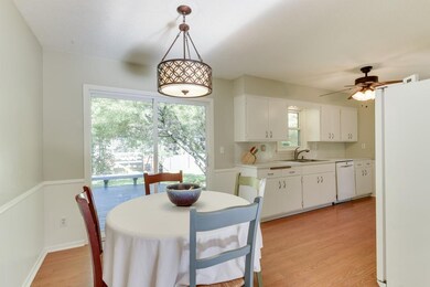 Eat in dining with views of the backyard