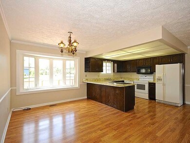 Kitchen. The kitchen and eat-in area are spacious. All appliances in the kitchen are included with the sale of the home.