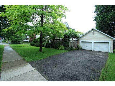 Exterior Front Two car garage adjoins fully fenced