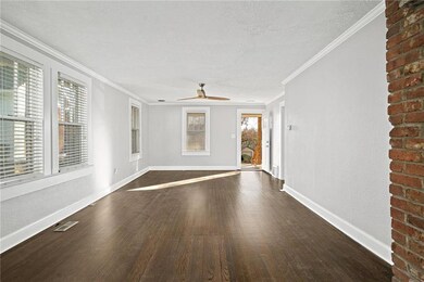 A long and open family room provides ample room fo