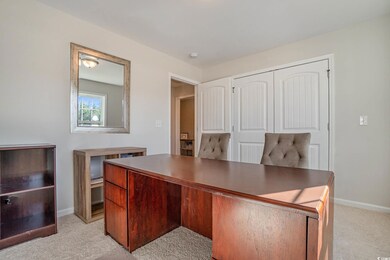 View of carpeted office space