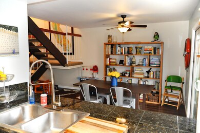 Open concept kitchen to Dining area