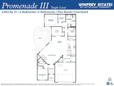 The Promenade III floor plan features a spacious a