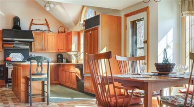 Sun-drenched kitchen with center island