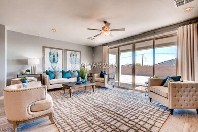 great room of model home*