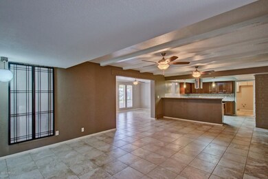 family room towards kitchen