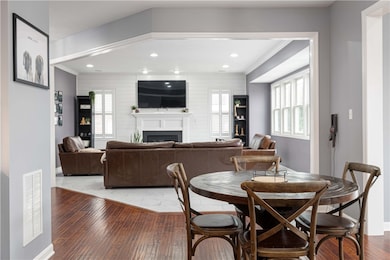 The living room is a perfect spot to watch sports
