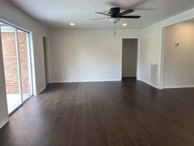 Den with New Floor, New Paint, New Light fixtures