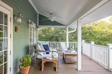 Large Covered Porch with Ocean Views