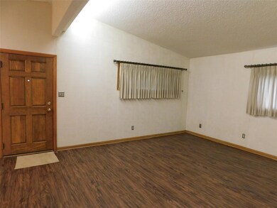 Living room view from hall.