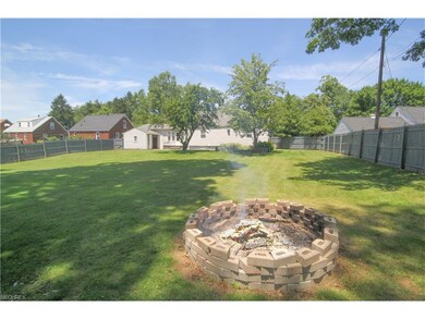 Large rear yard