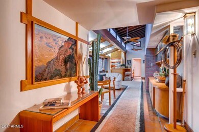 Entry + built in art