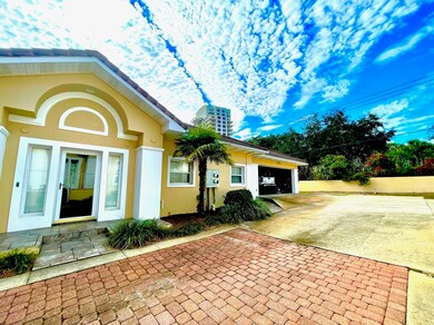 View of the Front & Two Car Gar