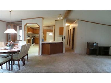 Living Room. Dining and living room are open to th