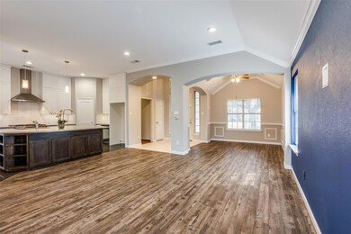 view of dining area from living room