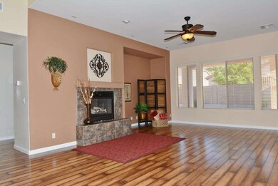 Nice size family room.