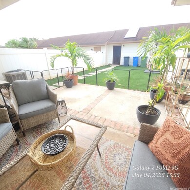 Spacious covered patio area to relax at end of day