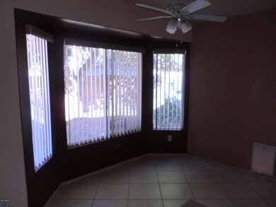 Bay window eating area