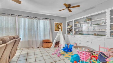 Built in book cases in living room