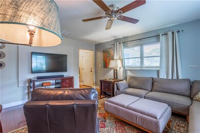 Ceiling Fan, Wood Floor, Light and Bright