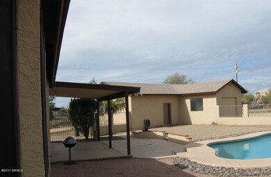 Patio and Garage