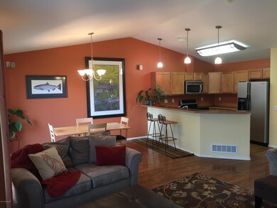 Living and kitchen