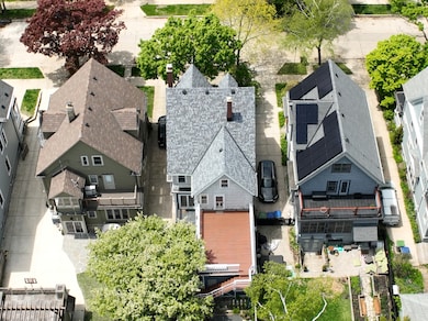 A view of the deck from above.