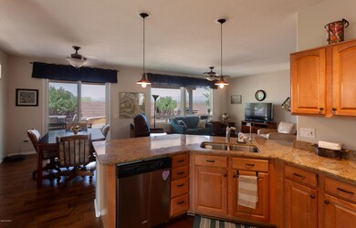 View from Kitchen into Great Room