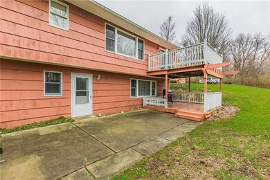 Rear house, upper deck of dining room, lower patio