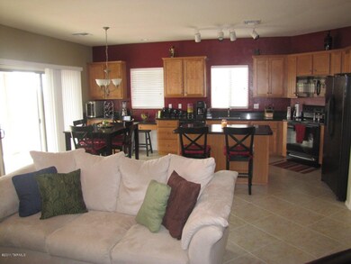 great room to kitchen