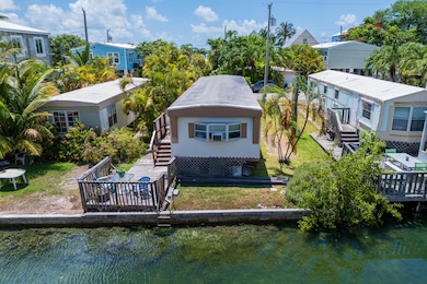 Back yard with deck to fish from