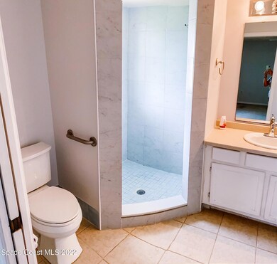 Master shower