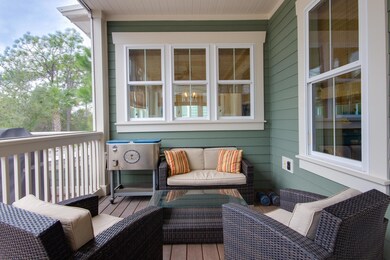 Screened back porch