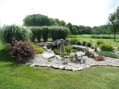 Pond with landscape