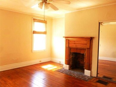 Master Bedroom. Decorative fireplace, with origina