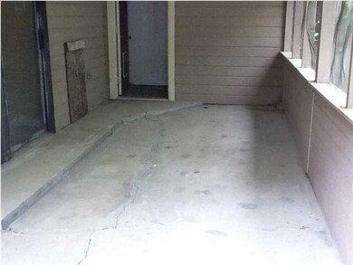 Screened-in back porch