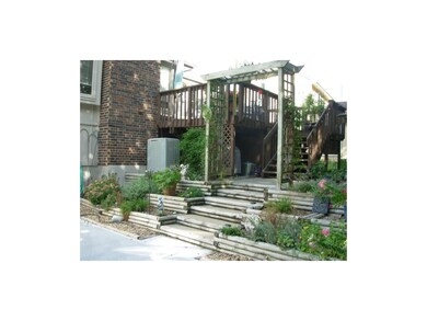 Arbor/Trellis in backyard garden