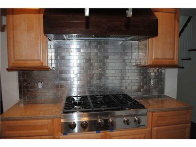 Kitchen 6 burner stove and stainless steel back sp