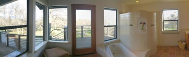 Master Bathroom Windows Pano