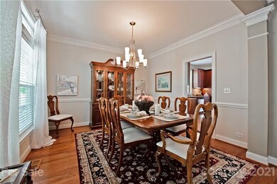 Dining room to the left of front foyer.