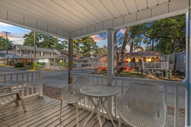 Deck with a patio area