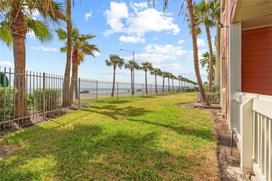 A front-row seat to Galveston's coastal charm, framed by swaying palms and endless seaside breezes.