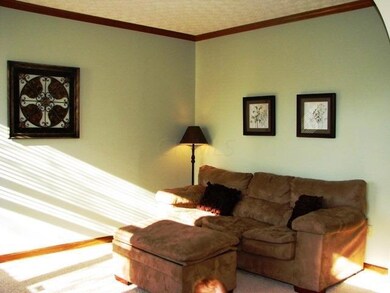 To the left find the den, Living room or