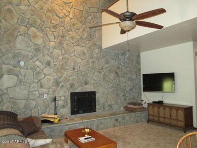 Great room fireplace wall