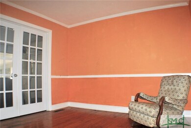 Dining Room with French Doors leading out onto the